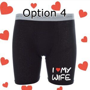 Personalized Men’s Underwear – Funny 'I Love My Wife …